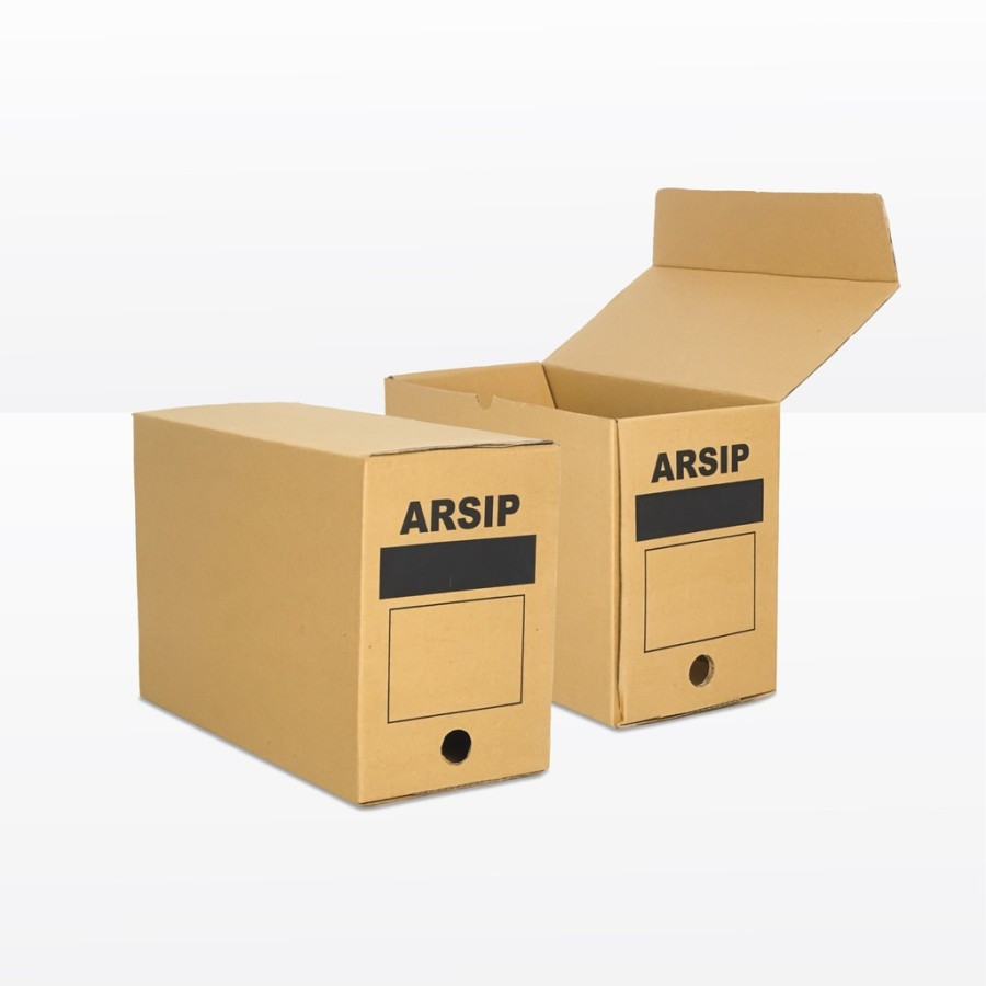 

Box Arsip Kemasan Dokumen Kantor Dus File Surat Penting Print Logo Arsip Tebal 39x19x28cm