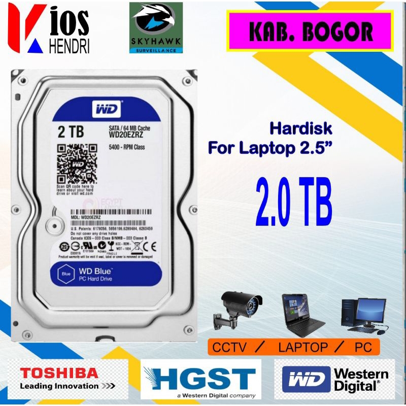 Hardisk Laptop 2 TB 2.5"