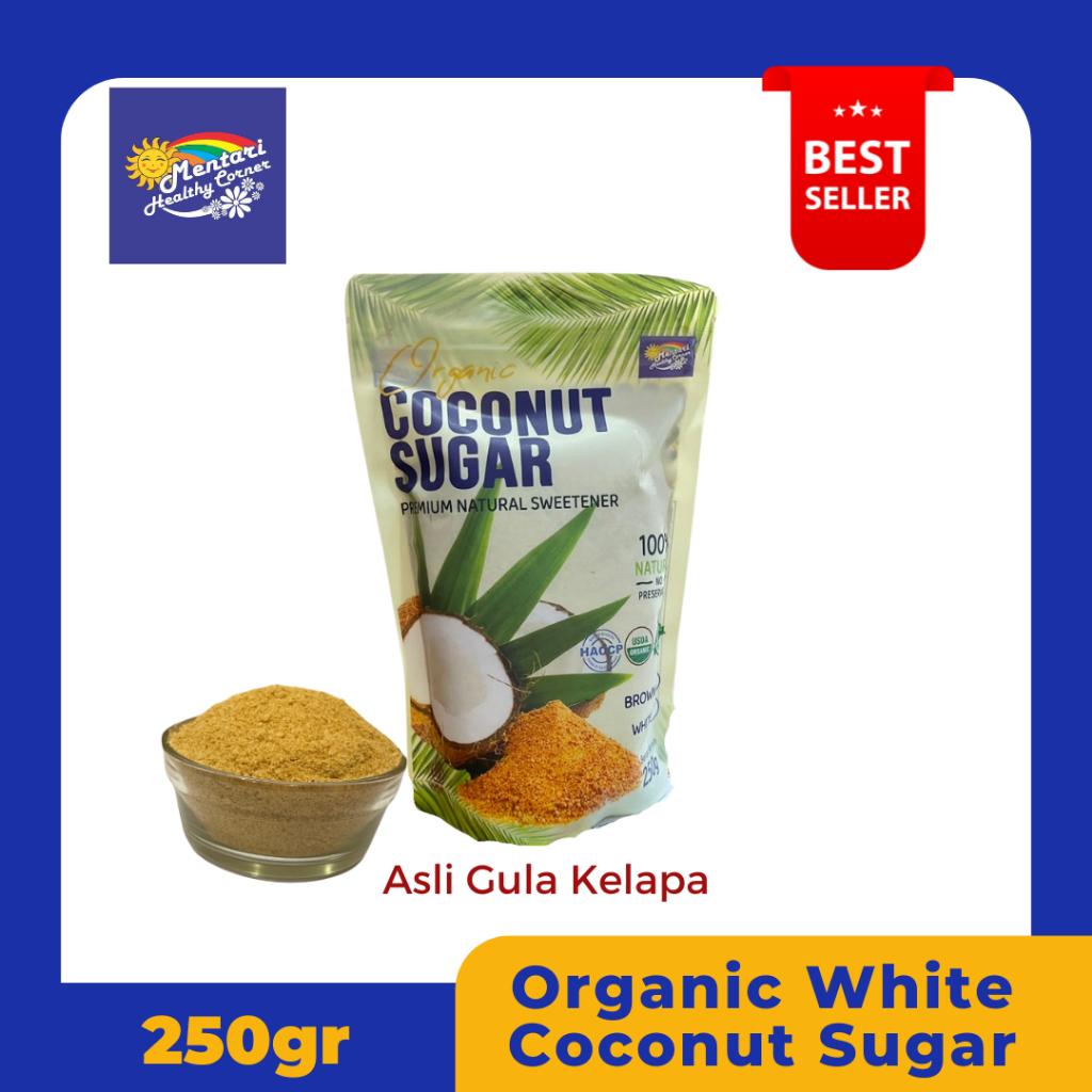 

Organic White Coconut Sugar 250gr / Gula Kelapa Organik 250gram ( White )