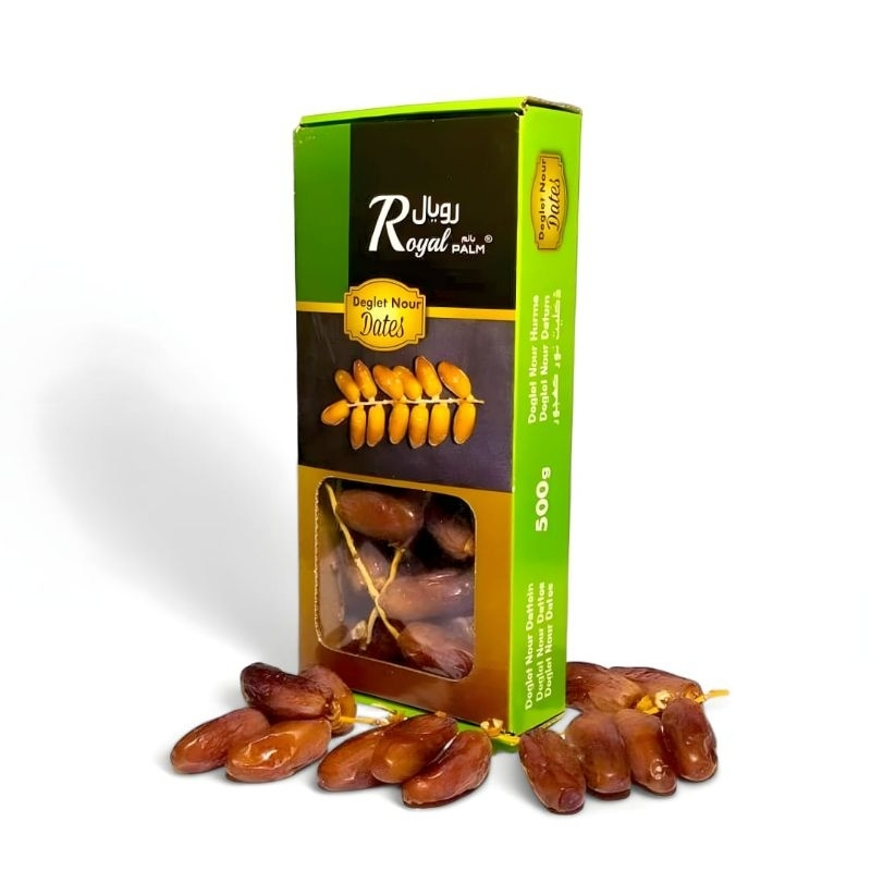 

Kurma Tunis Tangkai Royal Palm Deglet Nour Dates 500gr