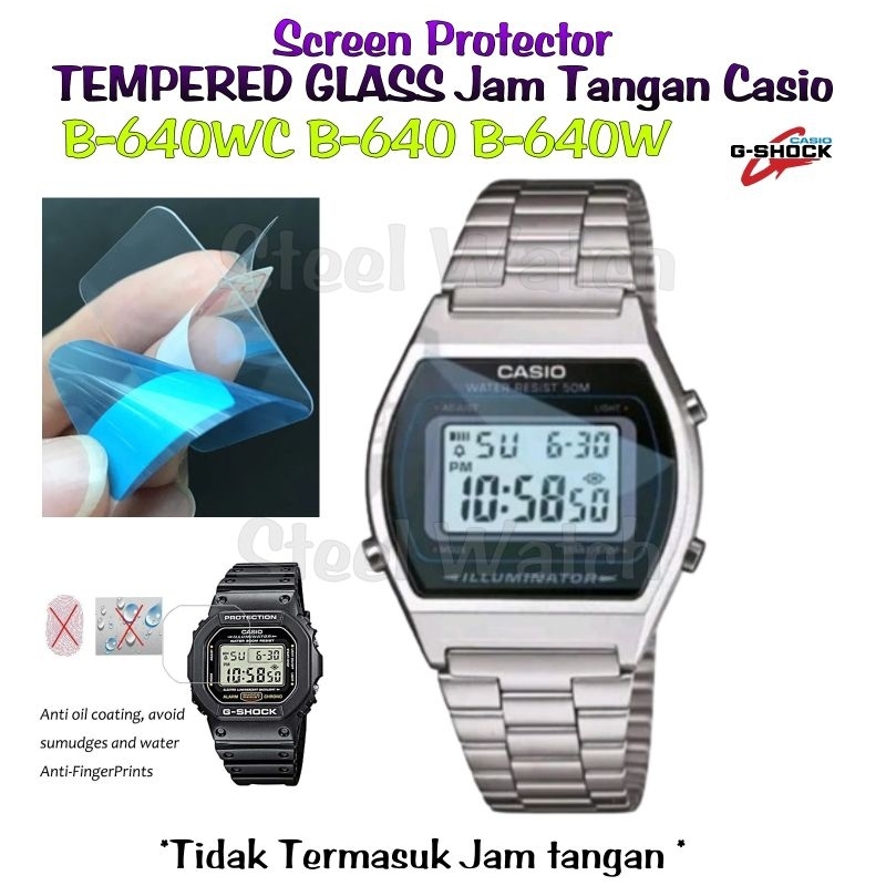 Anti Gores Jam Tangan Casio G-Shock B-640WC B-640 B-640W Tempered Glass b640wc b640w b640