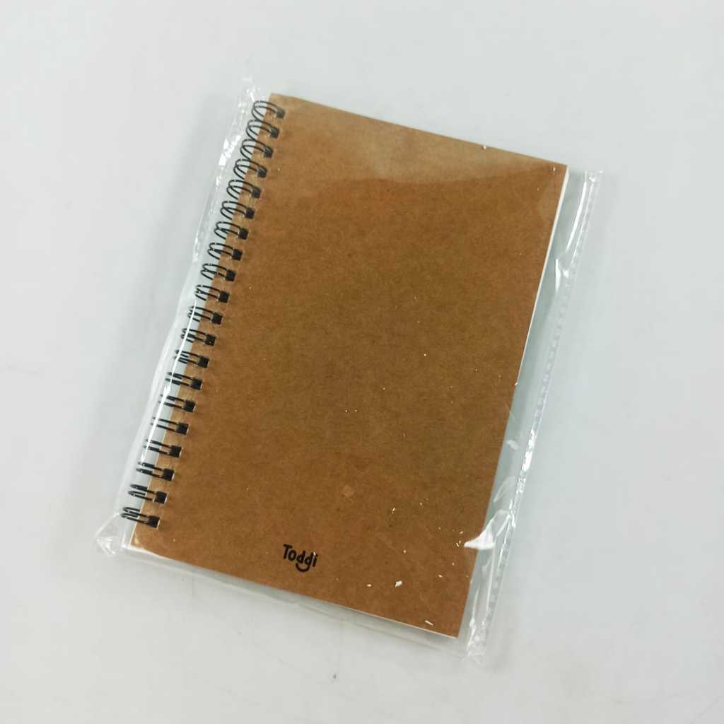 

Buku Catatan Harian Notebook Jilid Spiral 50 Lembar 14x21cm Dot Matrix-Brown