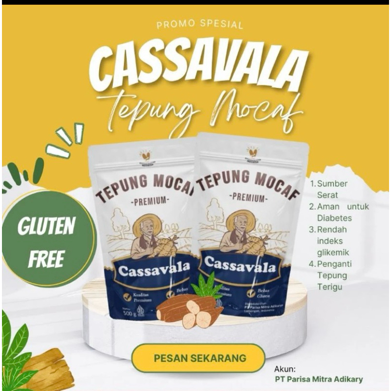 

Tepung mocaf Cassavala premium 500gr