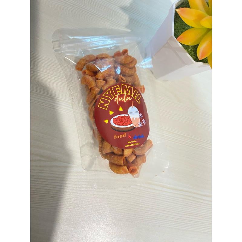 

Makaroni Mini Cemilan Renyah / Snack Pedas / Enak / Viral