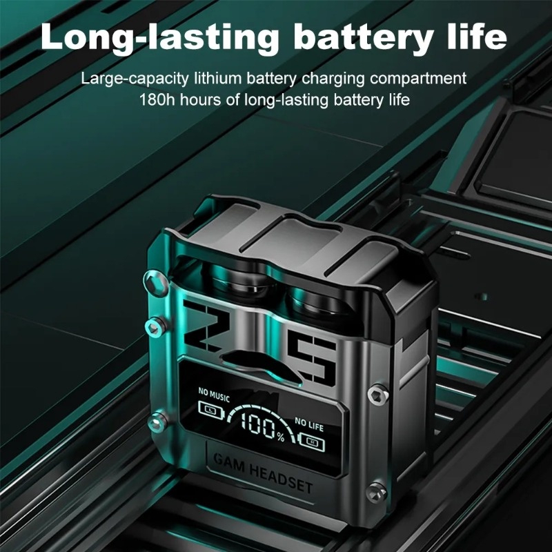 TWS M25 Headset Bluetooth GAMING Earphone Bluetooth Wireless Bass Headphone Bluetooth 5.3 Full Bass