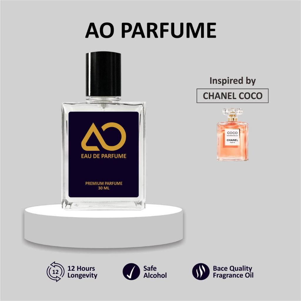 AO Parfum inspired By CHANEL COCO EDP parfum pria parfum wanita 30Ml