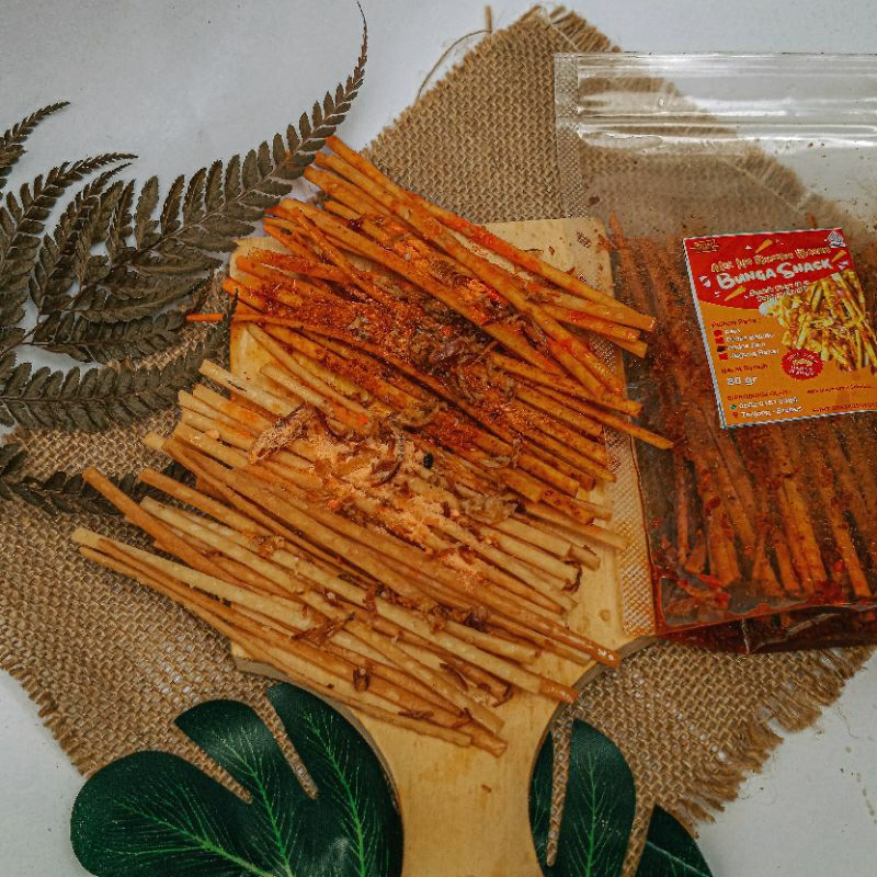 

mie lidi bumbu basah Bunga Snack (pounch)