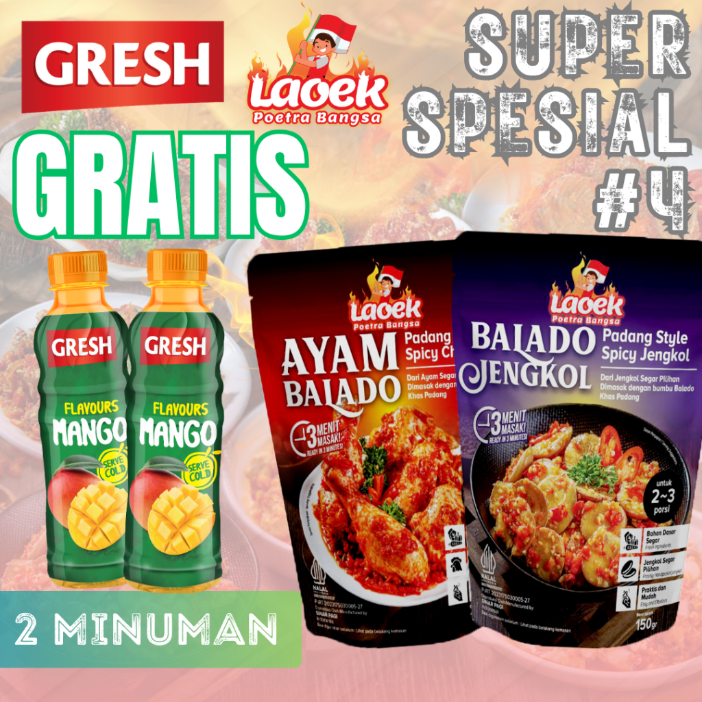 

{Super Spesial #4} Ayam Balado / Balado Jengkol / Gresh Mangga 2