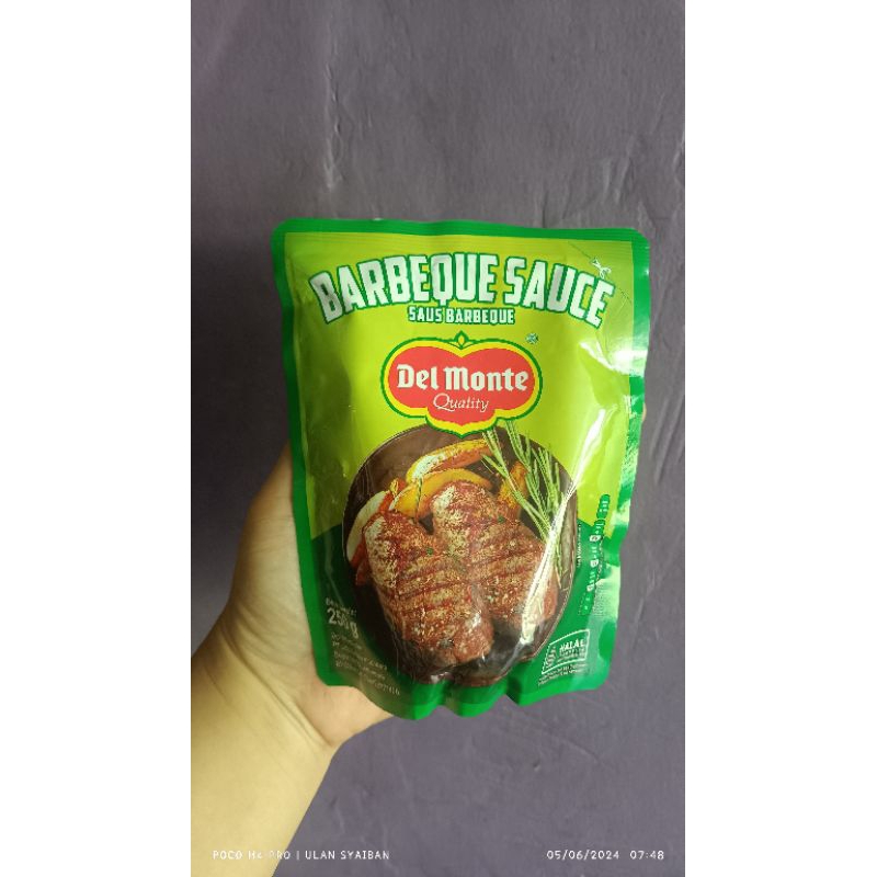 

delmonte saus BBQ 250gr