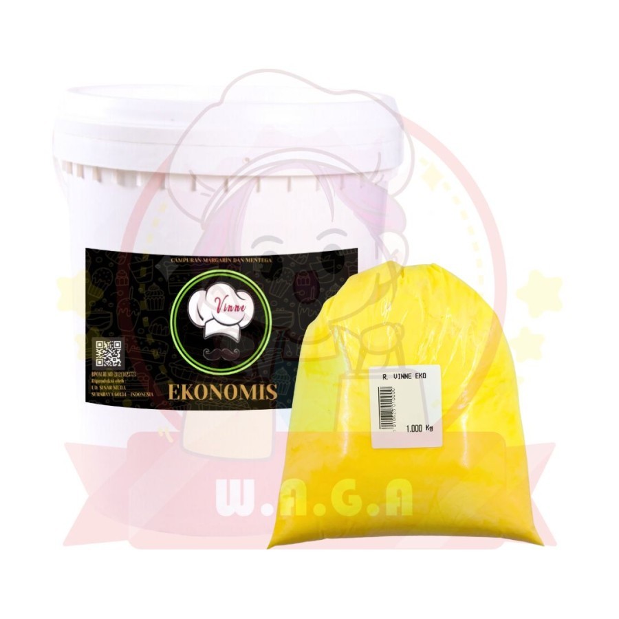 

ROOMBUTTER / BUTTER / MENTEGA VINNE EKONOMIS KEMASAN CURAH 1 KG