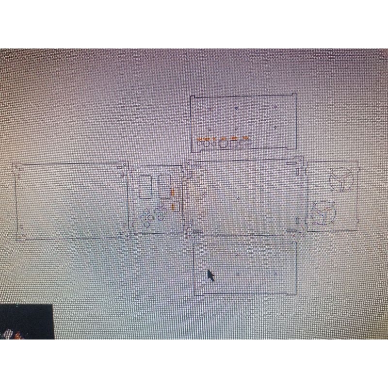 Case Akrilik Untuk STB HG680P + HDD 3.5 Inch