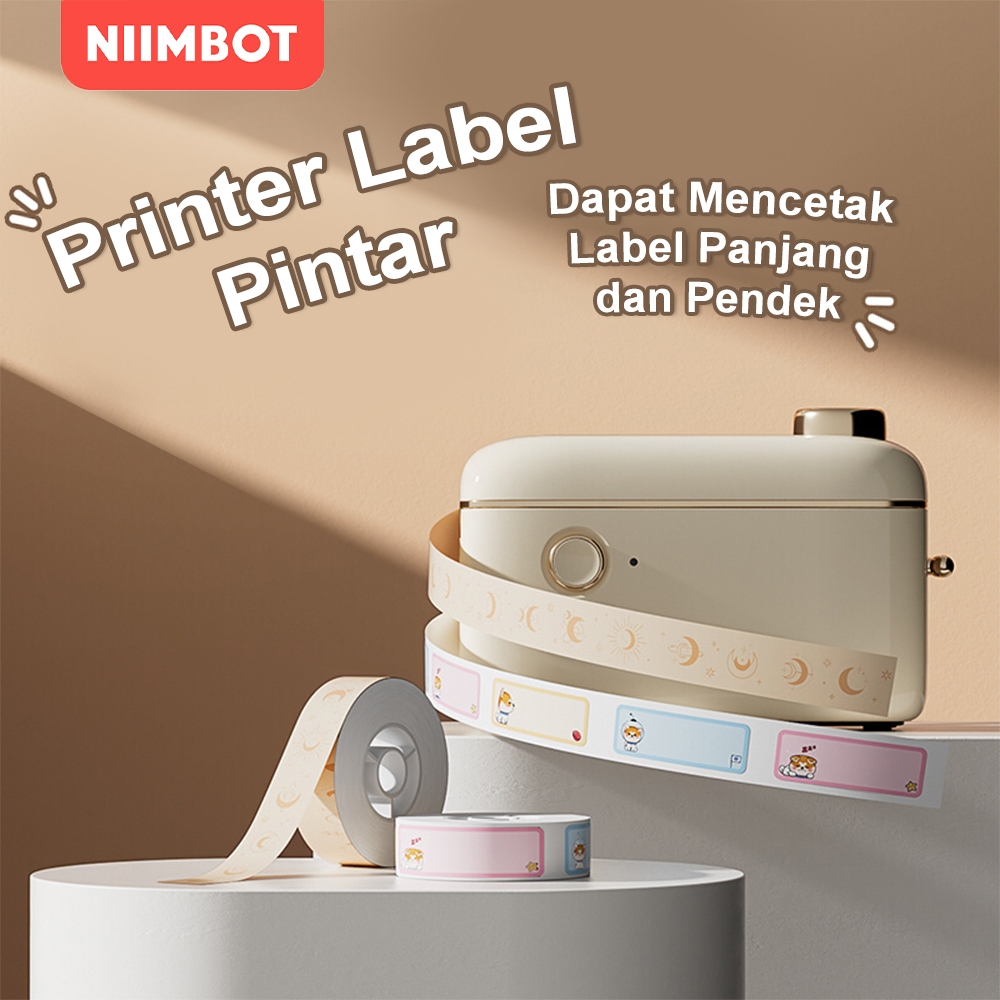 

NIIMBOT H1S Printer Label Bluetooth Portabel, Printer Label Mini untuk Penggunaan Rumahan