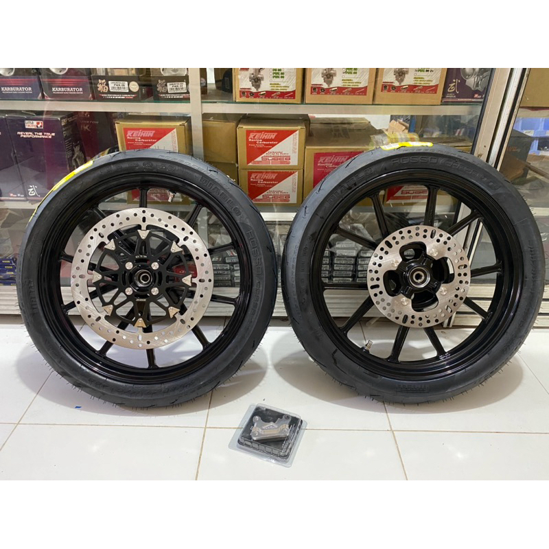 PAKET VELG NINJA R NINJA RR NINJA SS VND N10 SET BAN DIABLO ROSSO CORSA 2