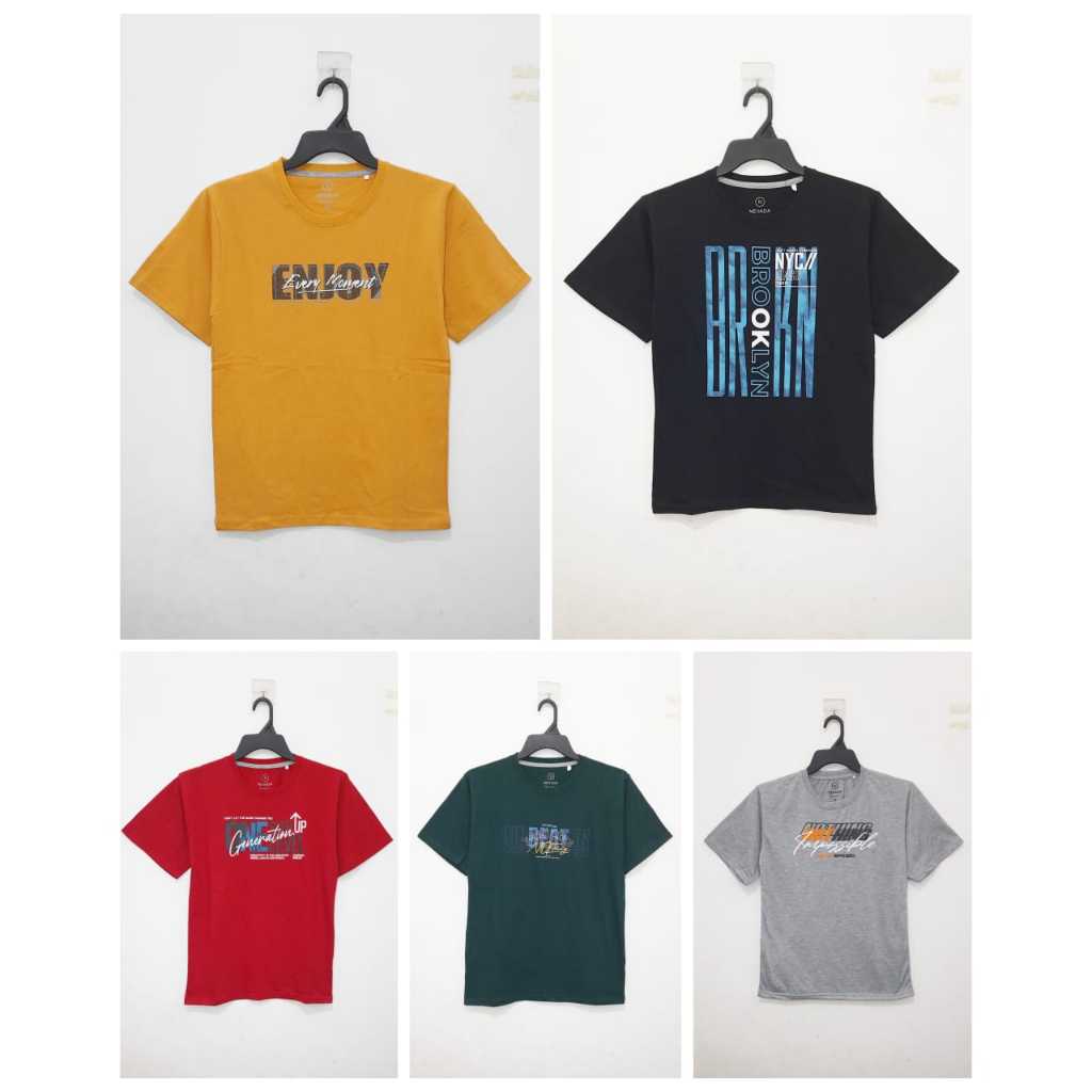Baju Matahari Kaos Nevada oblong cowok dewasa laki laki / pria ori original branded