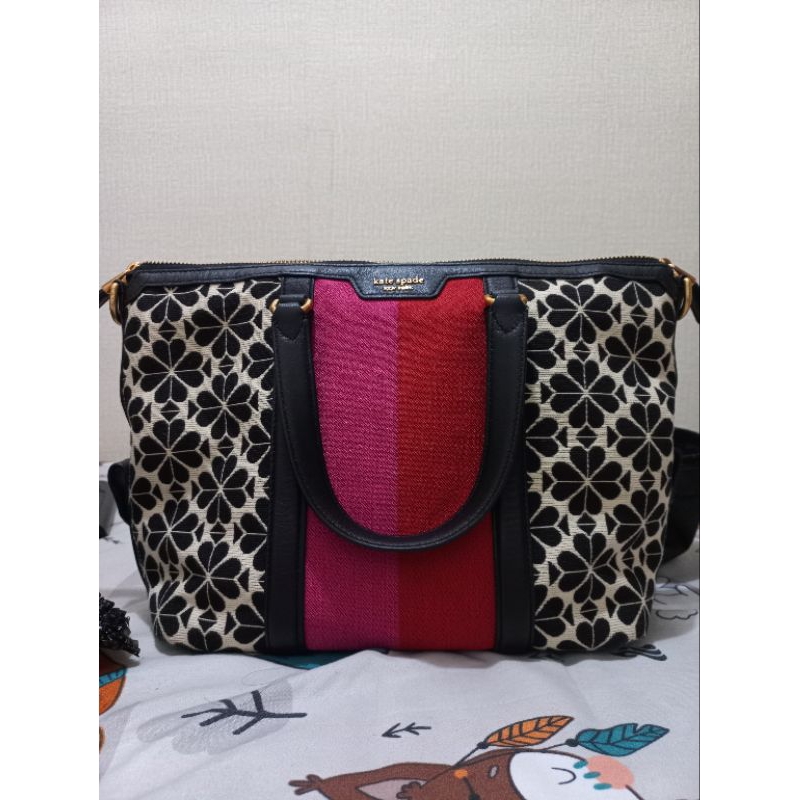 kate spade flower jacquard cream multi