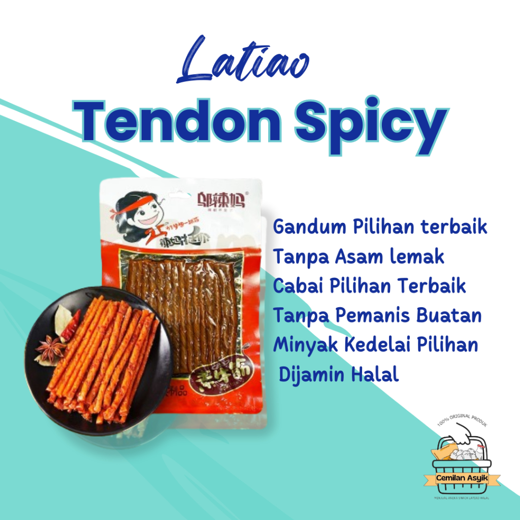 

Latiao - [HALAL] Wulama Gluten Latiao Tendon Spicy Snack a Vegetarian Food