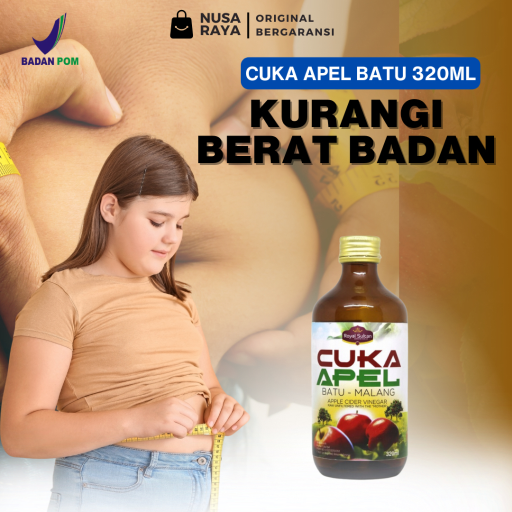 

CUKA APEL ORIGINAL UNTUK KESEHATAN ATASI DIET BATU EMPEDU ASAM URAT NYERI LUTUT ROYAL SULTAN BPOM