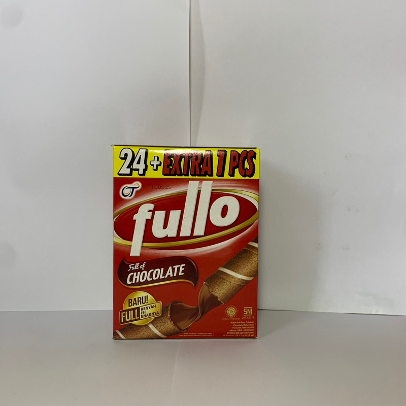 

Fullo Wafer Rolls coklat isi 24+1 pcs X 7,5g (187,5g)