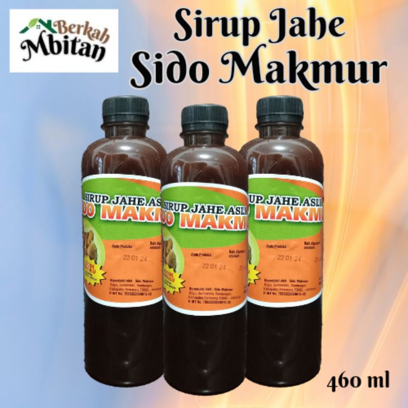 

SIRUP WEDANG JAHE ASLI SIDO MAKMUR JAMU HERBAL ALAMI PENINGKAT DAYA TAHAN TUBUH BOTOL 460 ML