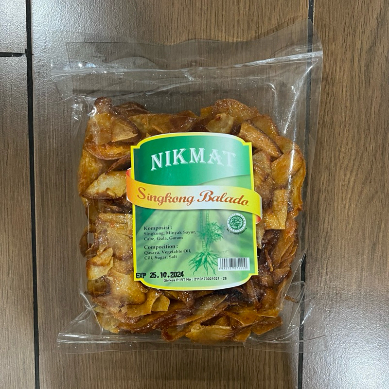 

Keripik Singkong Balado Nikmat