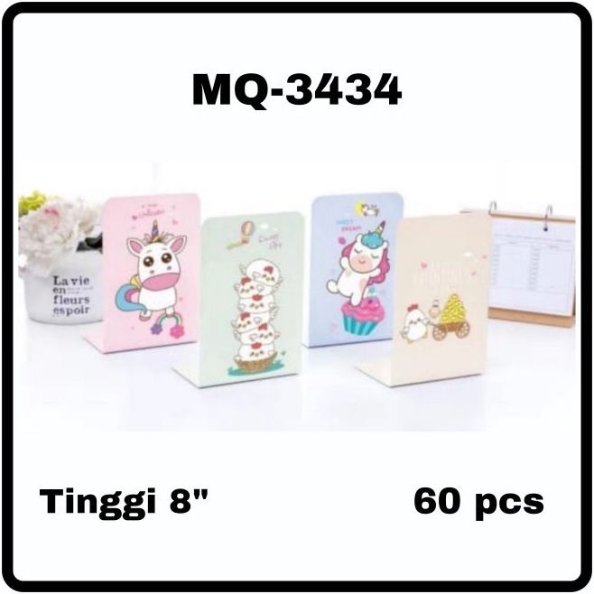 

GG Book End seri MQ B Besi Penyangga BukuSandaran Buku