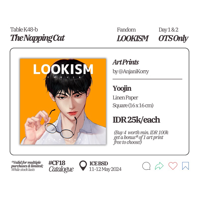 LOOKISM Fanart Artprint by @AnjaniKorry - Yoojin