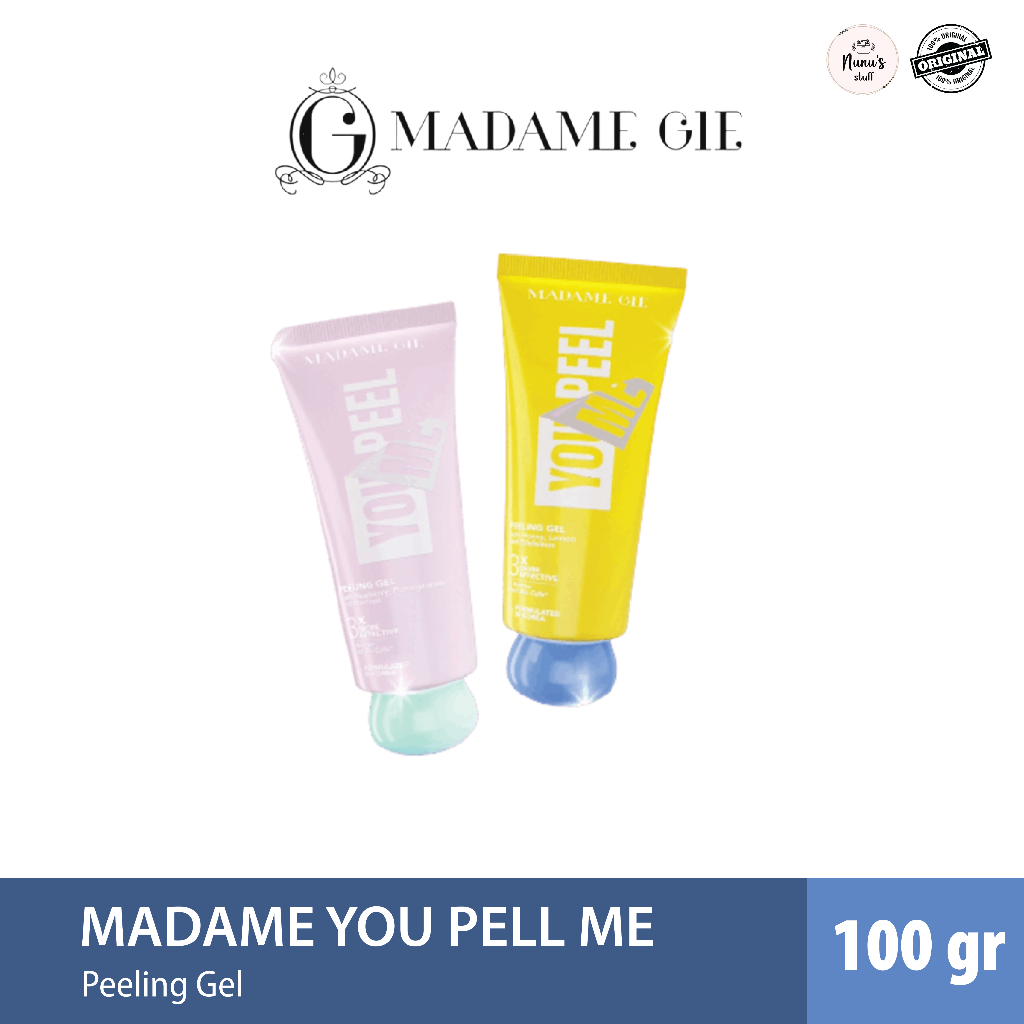 Madame Gie Madame You Peel Me - Skincare Peeling Gel | Scrub wajah | Exfoliating Wajah