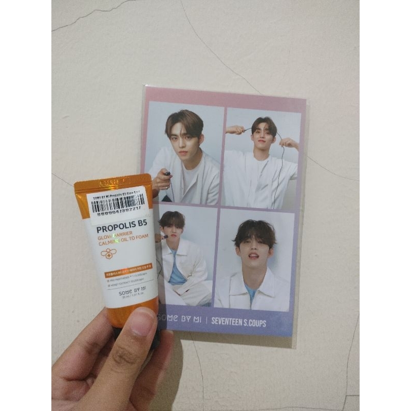 [PRELOVED, baca deskripsi] Some By Mi Propolis B5 Glow Barrier Calming Oil to Foam + 4 Cut Scoups Se