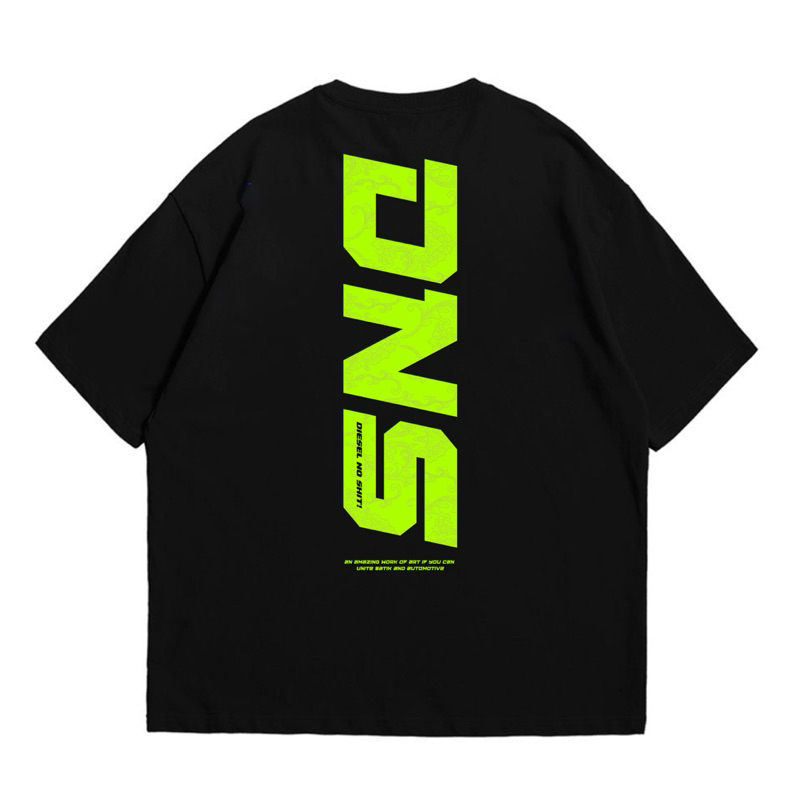 Oversize T-Shirt Diesel no Shitt DNS Batik Font Back
