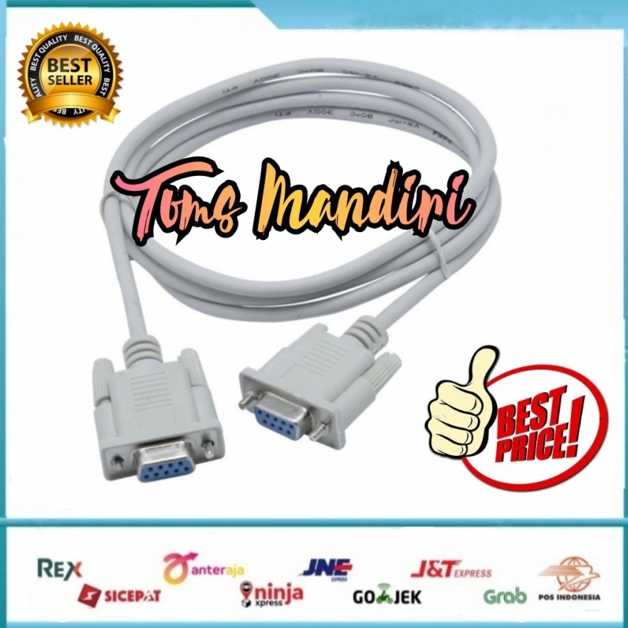 DASYAT Cable DB9 FF Lurus 15 MeterKabel Serial Db9 FF 15 Meter