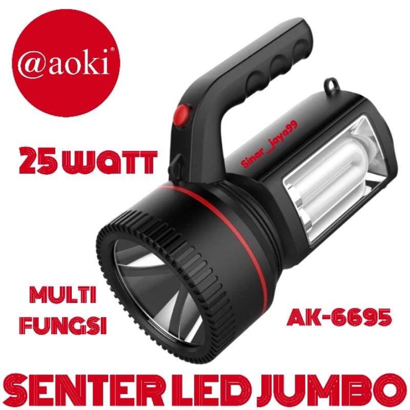 Senter Jumbo Led aoki AK-6695 Multifungsi/Bisa Power bank /Senter Meja/Senter Tangan /Senter Multifu