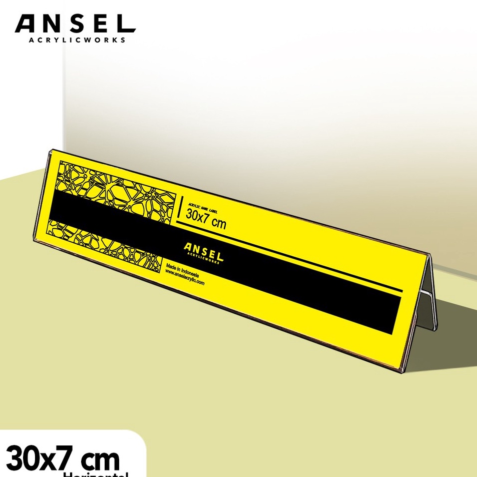

Buruan Beli ANSEL Acrylic Name Label Tipe Tenda Display Stand Harga Akrilik 3x7 cm