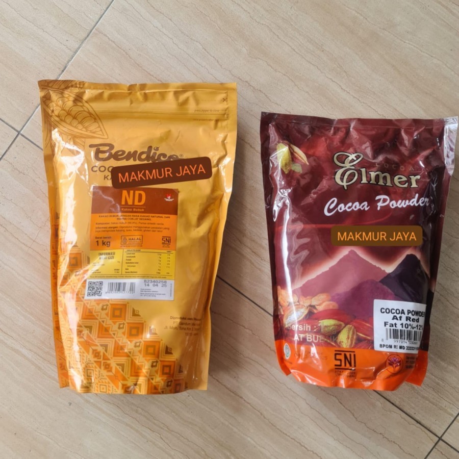 

YKMEDAN Bendico XD cocoa powder 1 kg / Cacao powder coklat bubuk xtra dark atau Elmer African black Africa Black cocoa powder coklat bubuk hitam