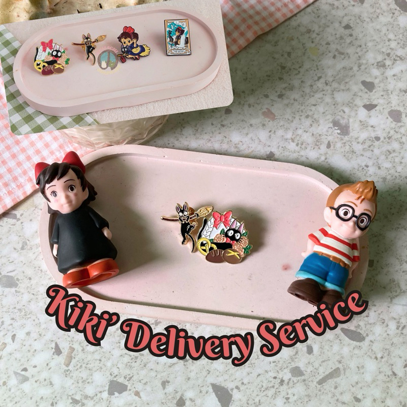 GHIBLI KIKI'S DELIVERY SERVICE PIN ENAMEL / BADGE / BROS AKSESORIS TAS KOLEKSI Kiki Jiji
