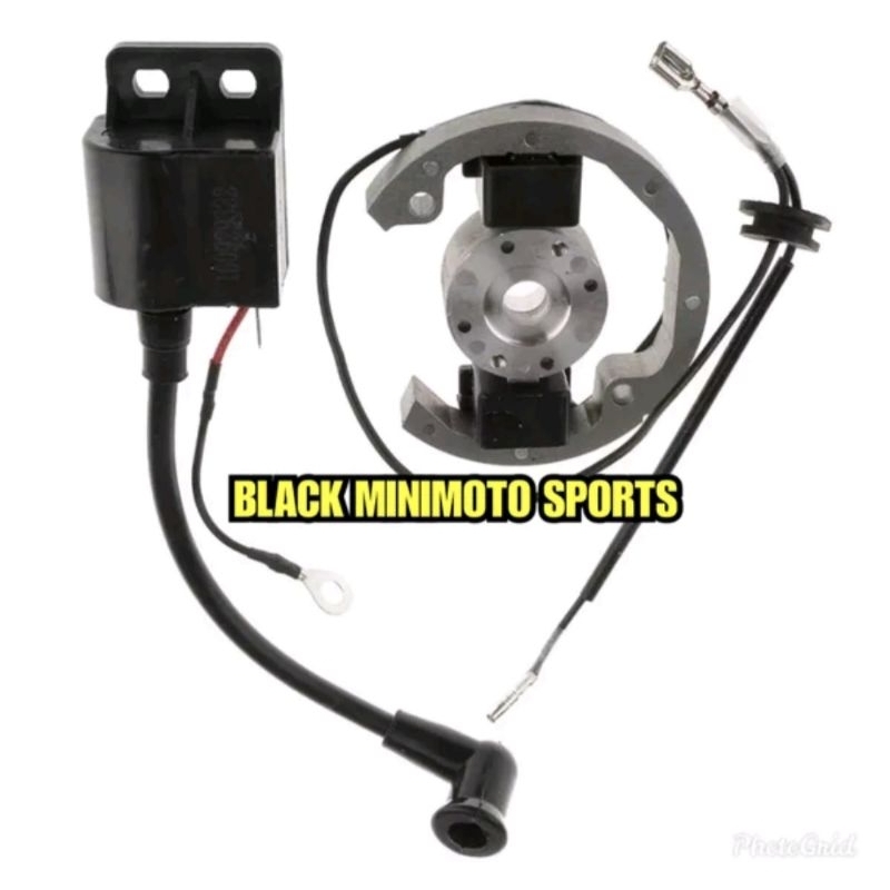 Magnet Racing Coil Pengapian Set Trail KTM50 - Koil Pengapian KIT ASSY Minimoto Trail Gazgas NRG 50 