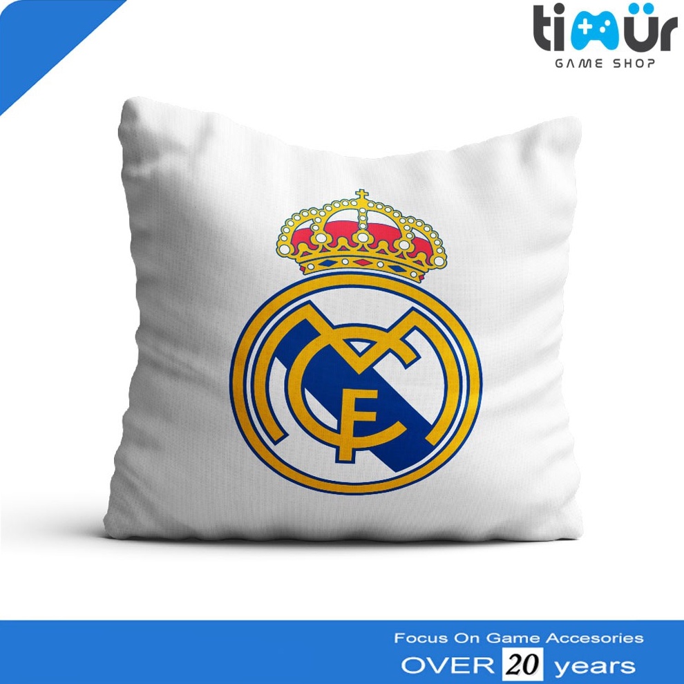 SUPER Bantal Gaming PS2 PS3 PS4 Xbox Nintendo Switch Logo Real Madrid