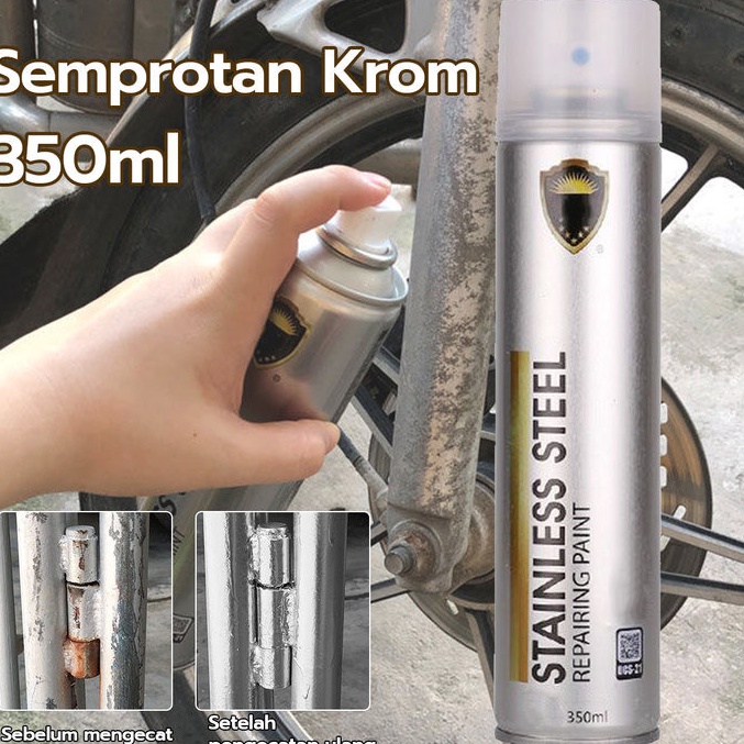 

Seller Cat Semprot Chrome 35ml Cat semprot Sapporo berlapis krom dari baja tahan karat berlapis krom Pelapisan krom cat metalik otomotif