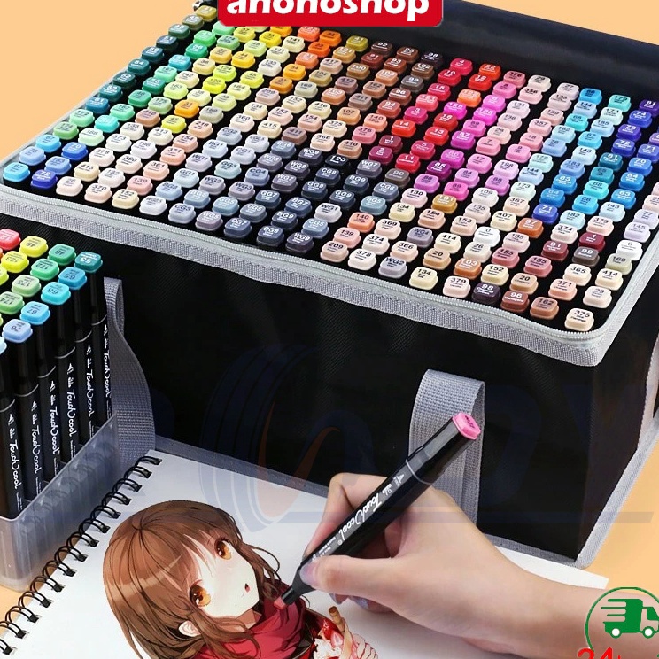 

CODTouch 12366812 Warna Sketsa Spidol Umum General Marker Set Animation Markers Pena Berujung Ganda RD