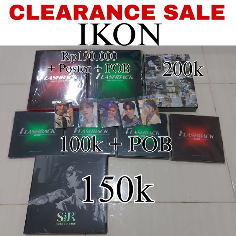 [Clearance Sale] Album Ikon Flashback