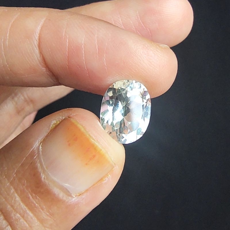 Batu Permata Natural Aquamarine Batu Cincin Pria Aquamarine Batu Akik Aqua Marine