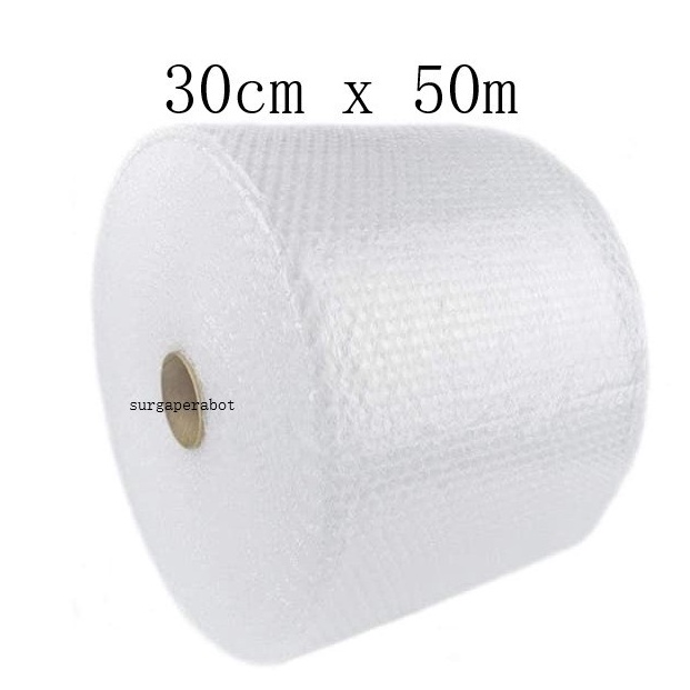 

Buruan Serbu Bubblewrap 3cm x 5m bening bubble wrap roll murah plastik eceran bandung