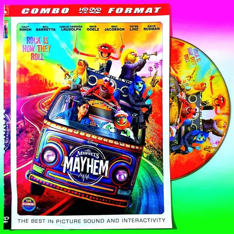 KASET DVD ANAK ANAK PILEM DISNEY THE MUPPETS MAYHEM
