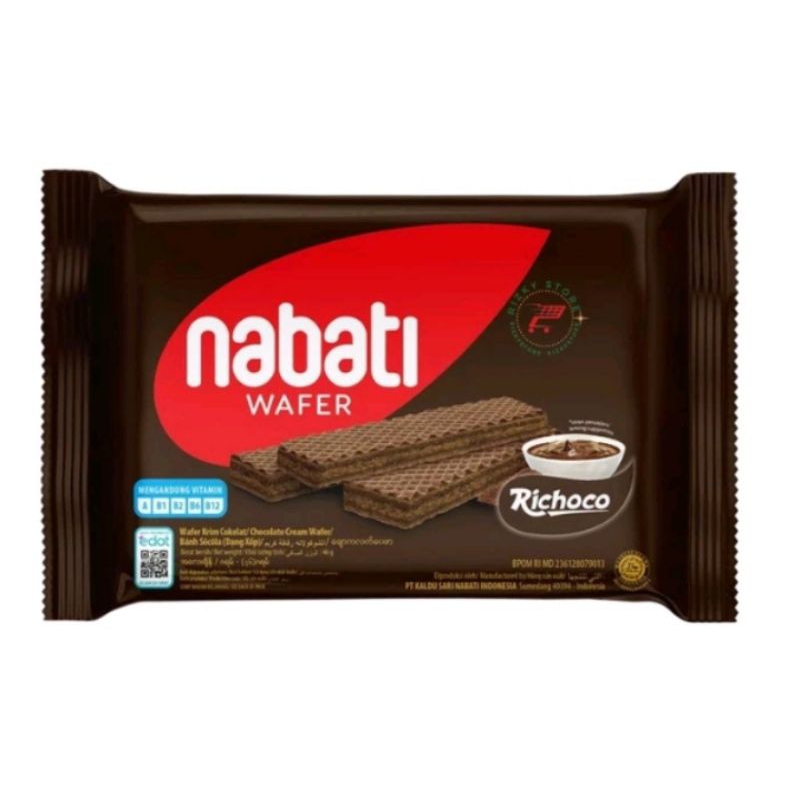 

Wafer Nabati Chocolate 43gr x 10 pcs