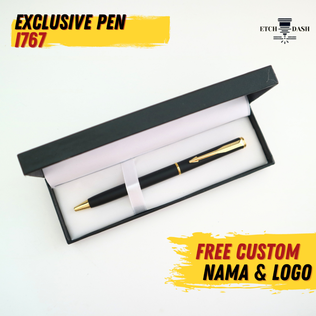 

Pulpen Eksklusif Free Grafir Nama/Logo + Box | Pulpen Custom | Souvenir Pulpen | Pulpen Promosi - Exclusive Pen BH-I767
