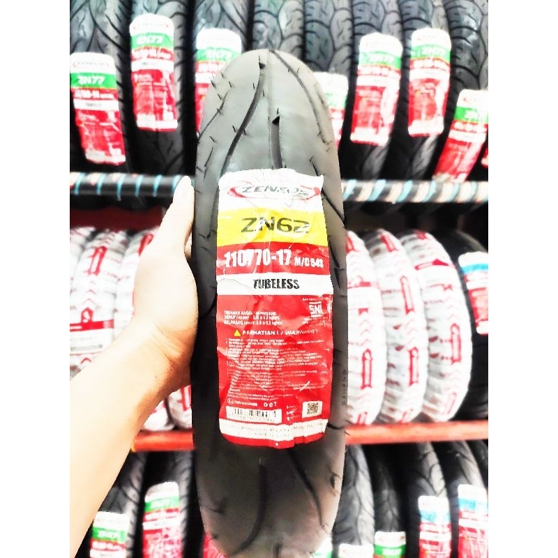 BAN RING 17 ZENEOS ZN 62 110/70-17 TUBELES ZENEOS ZN62 110/70-17