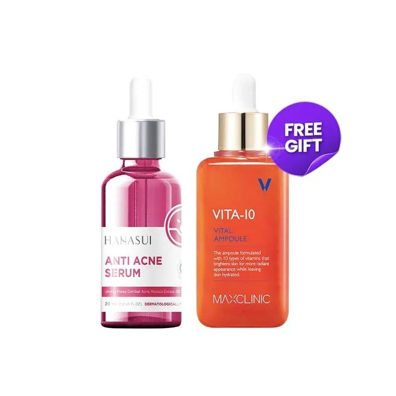 AkaliyanD - BUNDLING Hanasui Serum Anti Acne 20 ml & Maxclinic VITA10 Ampoule