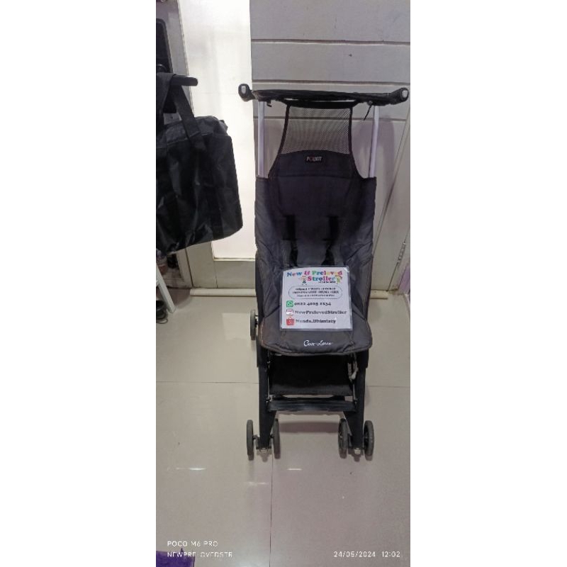 stroller pockit gen 2 merah Hitam orange