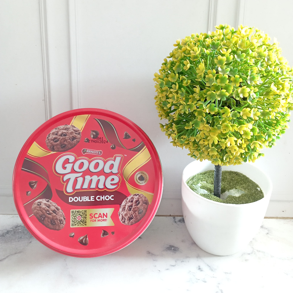 

GOOD TIME DOUBLE CHOC 149 GRAM - Goodtime Kaleng/Goodtime 149 Gram/Arnots Good Time/Good Time Seasonal