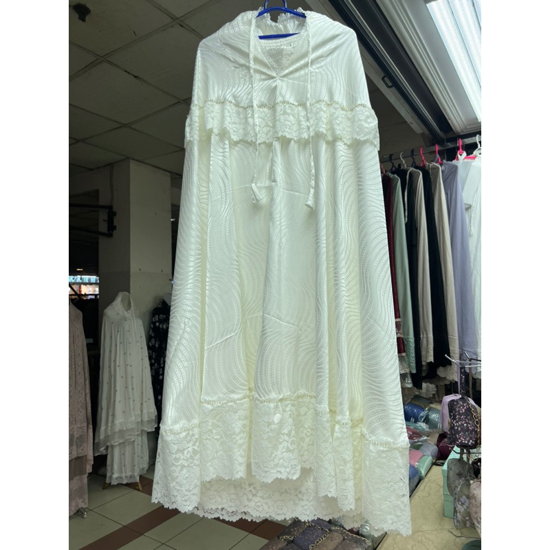 (MUKENA SOFIA) Mukena Dewasa Bahan Sutra Ori premium