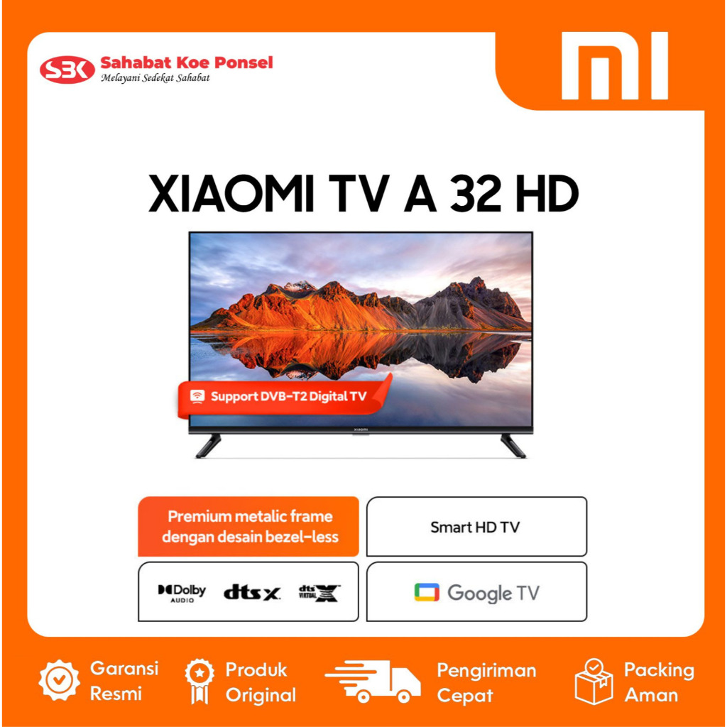 Xiaomi TV A Series Google TV 32" Garansi Resmi